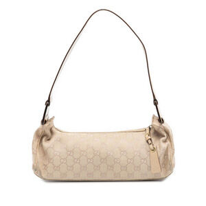 Pre-Loved Gucci GG Canvas Shoulder Bag